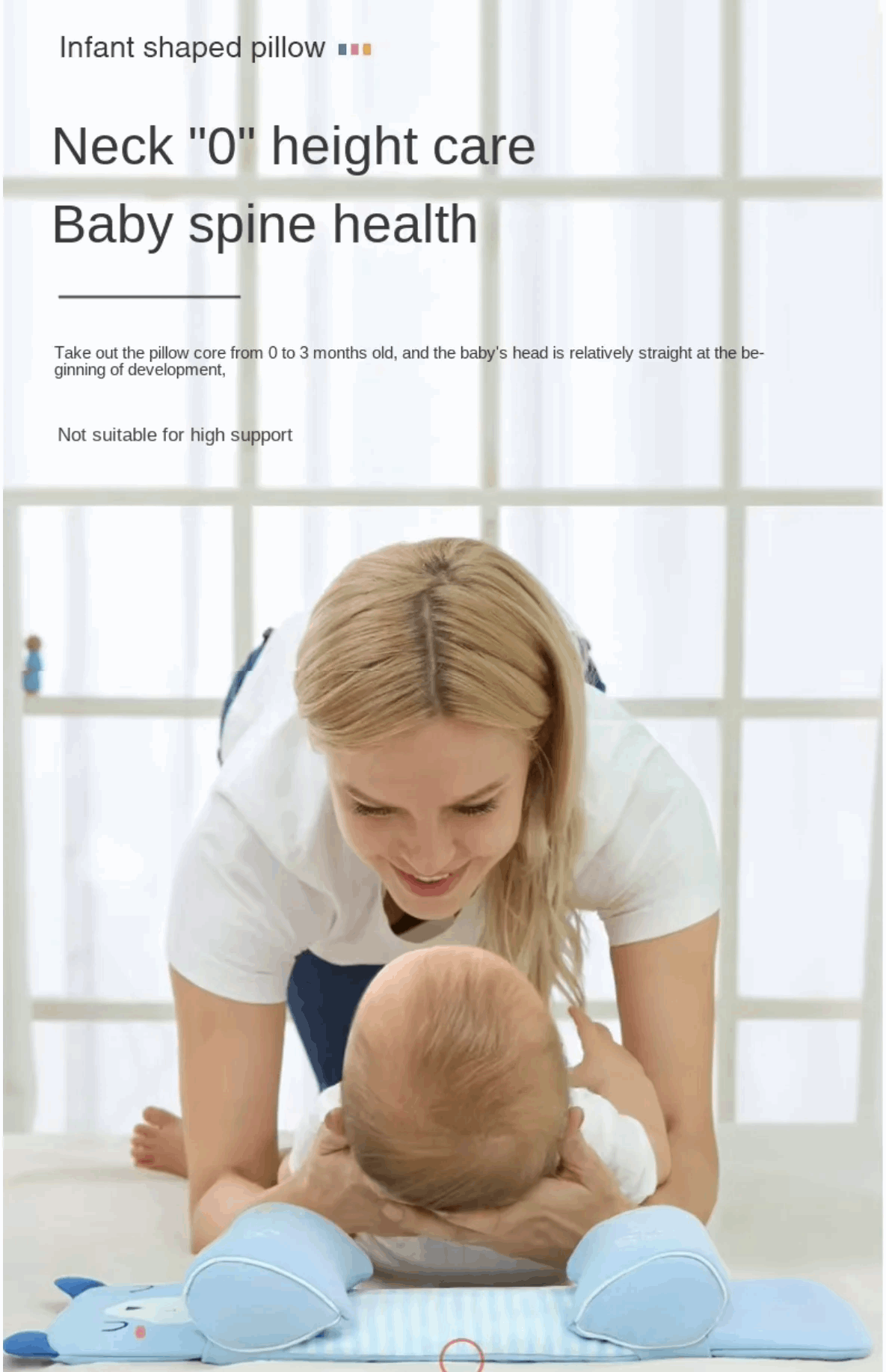 Baby Head Shaping Pillow | Prevent Flat Head & Support Growth